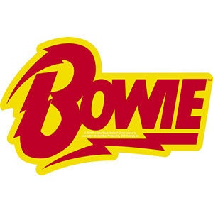 DAVID BOWIE Bolt Logo Sticker Decal - Rock Band