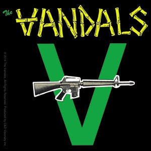 THE VANDALS Machine Gun Sticker Decal - Rock Band Craft Supply