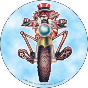 GRATEFUL DEAD Psycle Sam Sticker Decal - Rock Band Grateful Dead