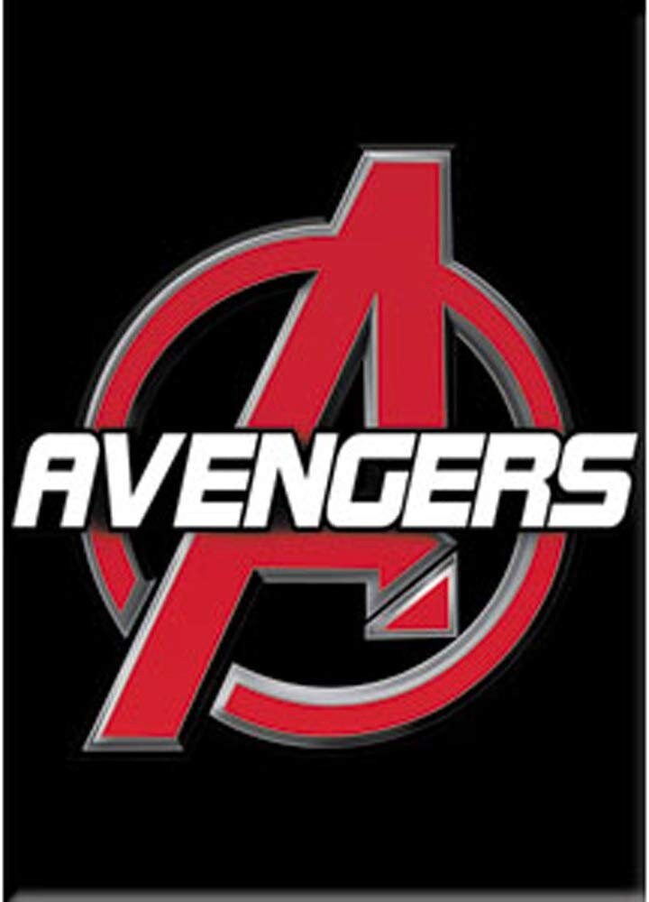 AVENGERS Magnet Classic Logo for Refrigerators and Lockers - Marvel Comics