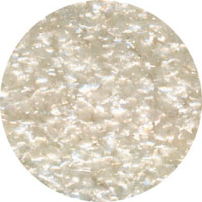 WHITE Edible Glitter Flakes - For Cupcakes, Cakes, Cookies, Parties - 1/4 oz.