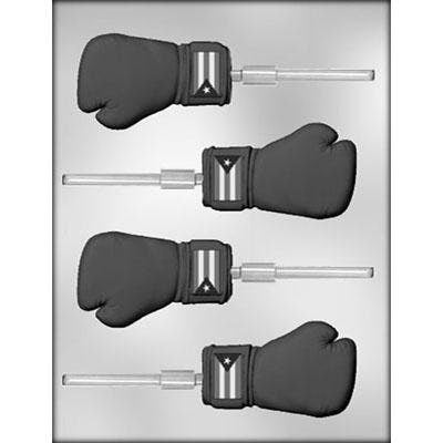 BOXING GLOVES Sucker Lolly Lollipop Chocolate Candy Mold -- Sports Boxer Kickboxing