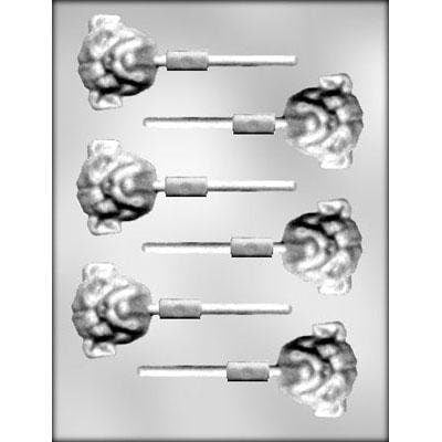 BULLDOG Sucker Chocolate Candy Mold -- Animal Dog Pet Paw Soap Craft Supply