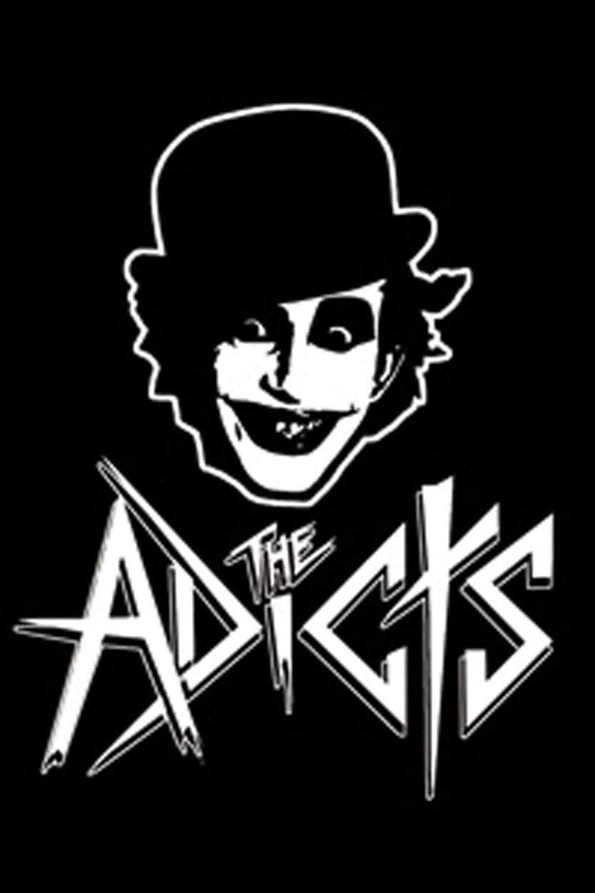 THE ADICTS Face with Logo Magnet for Refrigerators and Lockers - Rock Band