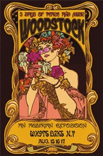WOODSTOCK Nouveau Magnet for Refrigerators and Lockers