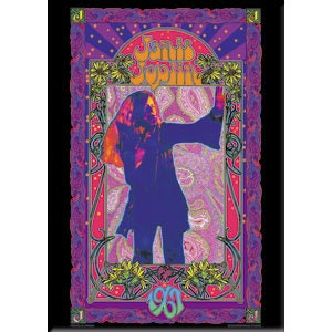 JANIS JOPLIN Colorful Poster Art Magnet for Refrigerators and Lockers - Rock Band