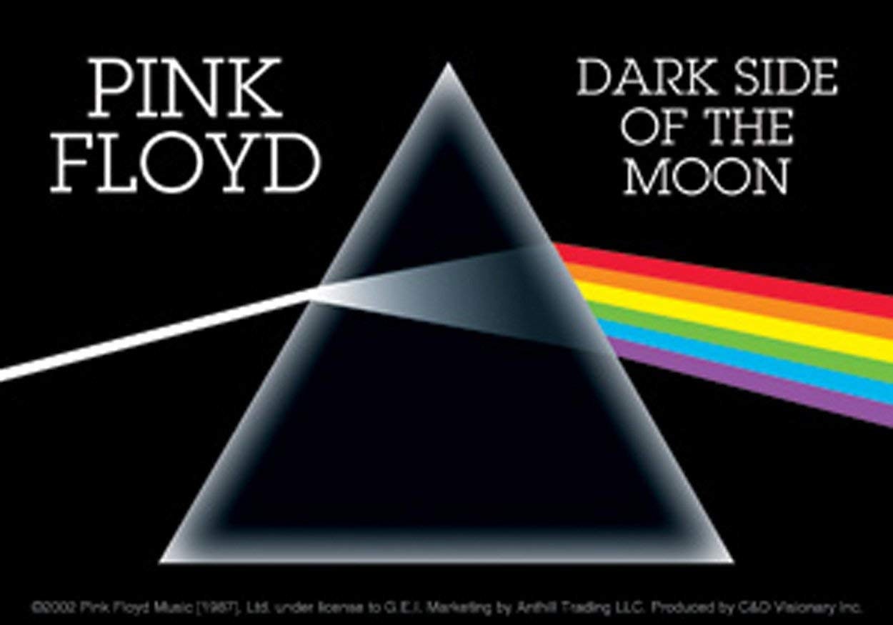PINK FLOYD Dark Side Of The Moon D.S.O.M. Sticker Decal - Rock Band Craft Supply