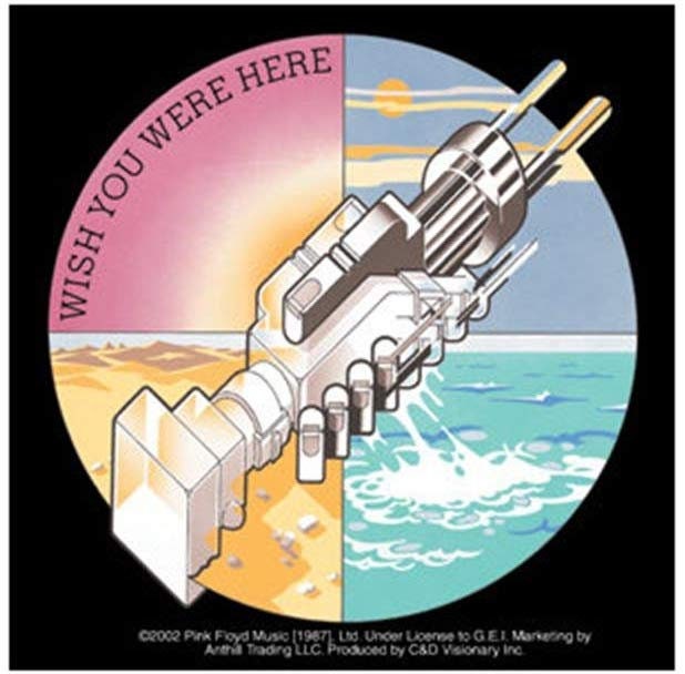 PINK FLOYD Wish You Were Here Sticker Decal - Rock Band Craft Supply