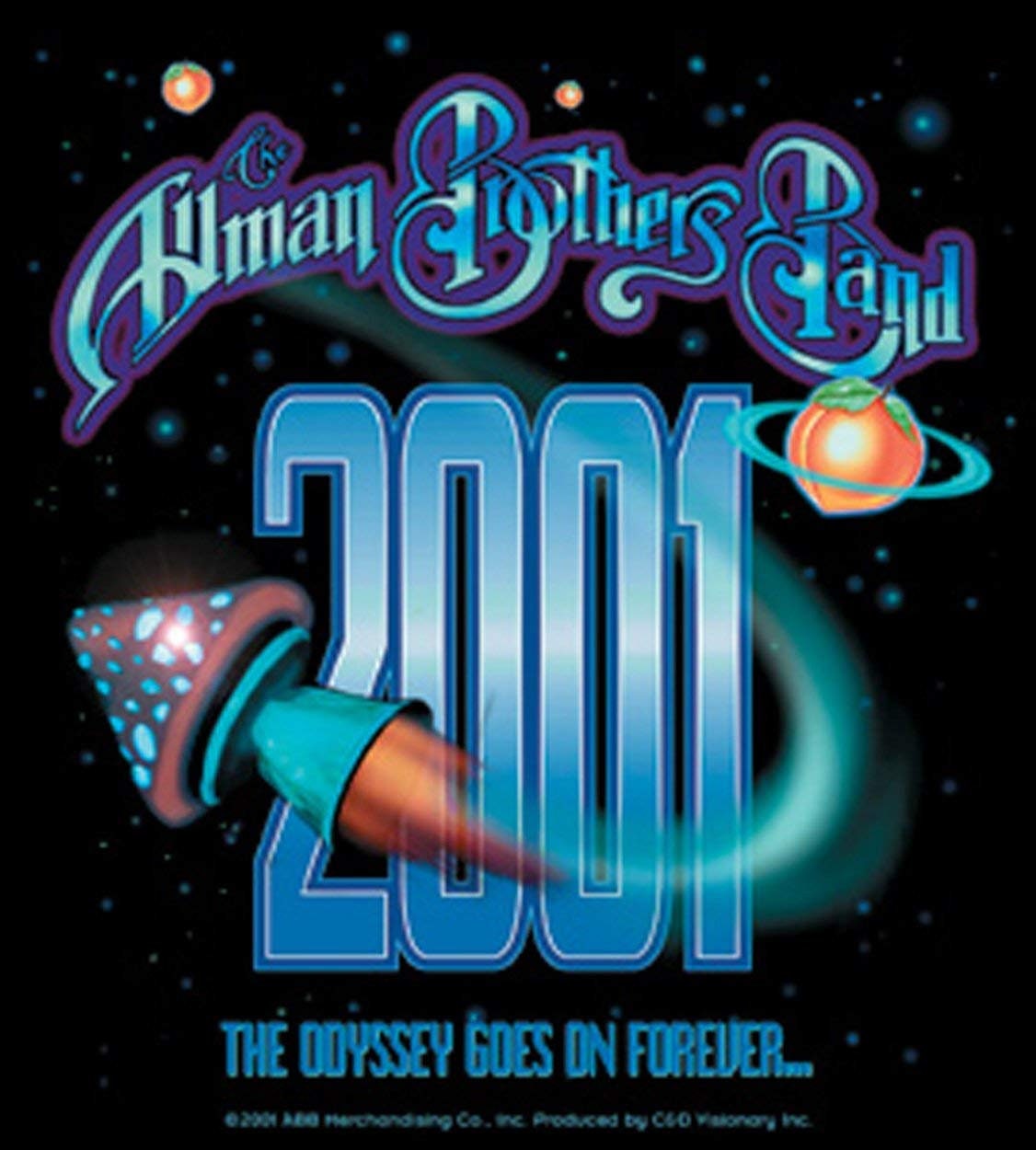 ALLMAN BROTHERS BAND Rocket Shroom Sticker Decal - Rock Band Craft Supply