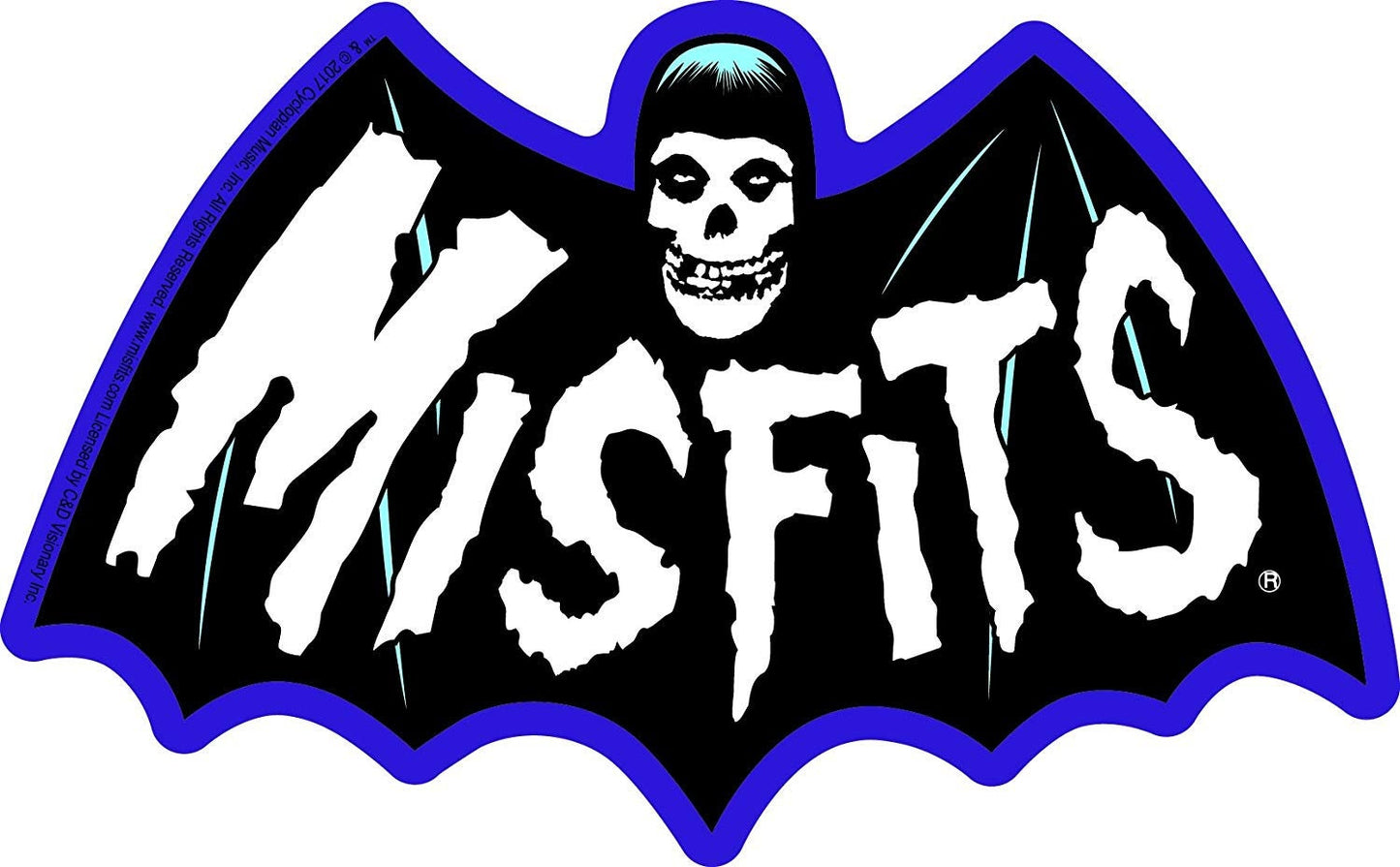 MISFITS Skull Bat Fiend Sticker Decal - Rock Band