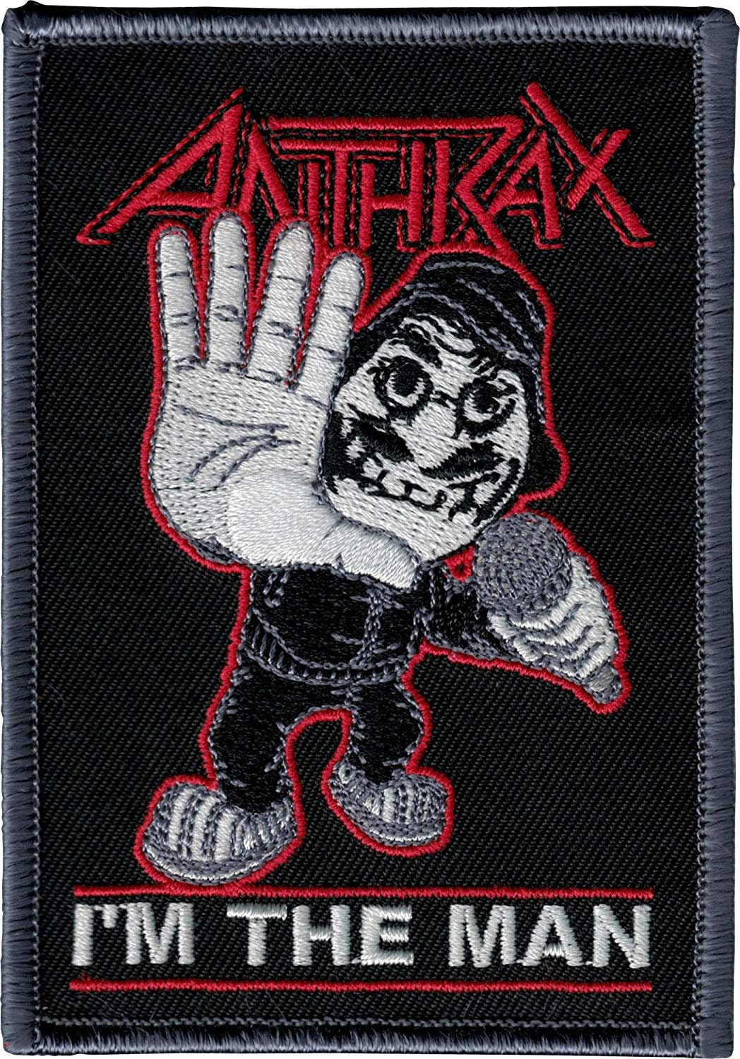 ANTHRAX I'm The Man Band Patch - Embroidered Rock Band Patch Applique