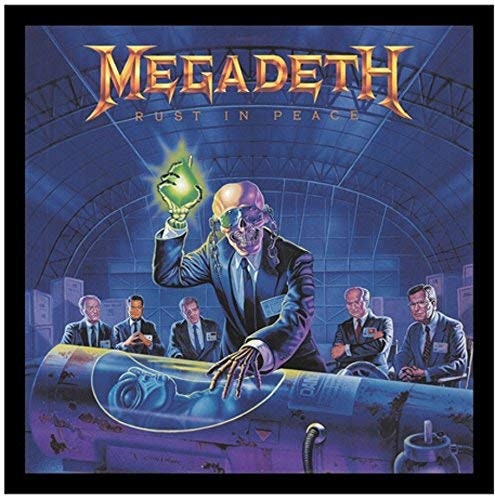 MEGADETH Alien Rust In Peace Patch - Embroidered Rock Band Patch Applique Craft Supply