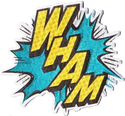 BATMAN Wham Patch - DC Comics Embroidered Patch Applique Craft Supply