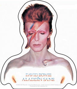DAVID BOWIE Aladdin Sticker Decal - Rock Band