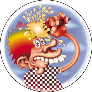 GRATEFUL DEAD Ice Cream Cone Kid Rock Sticker Decal - Rock Band