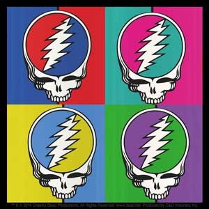 GRATEFUL DEAD SYF 4 Square Rock Sticker Decal - Rock Band