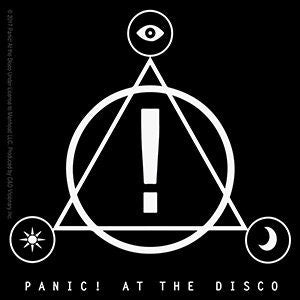 PANIC! At THE DISCO Triangle Logo Sticker Decal - Rock Band Craft Supply