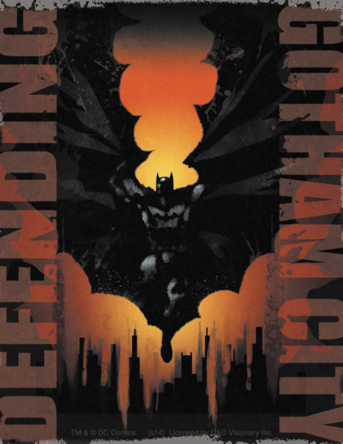 BATMAN Defending Gotham Sticker Decal - DC Comics Robin