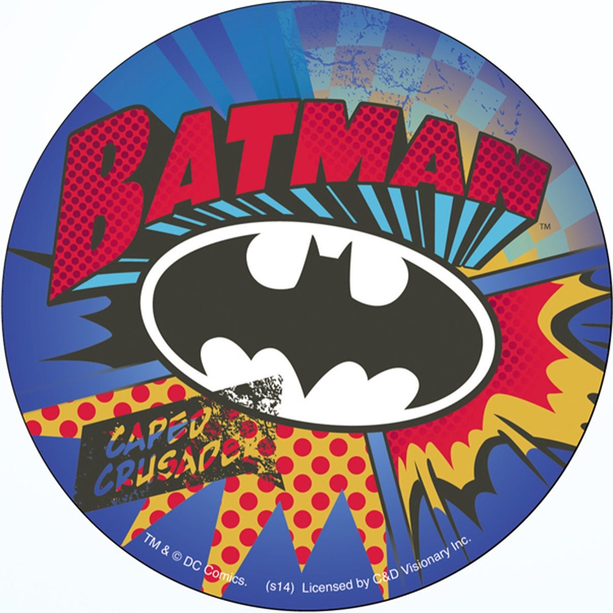 BATMAN Burst Sticker Decal - DC Comics Robin Craft Supply
