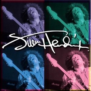 JIMI HENDRIX 4 Square Magnet for Refrigerators and Lockers - Rock Band