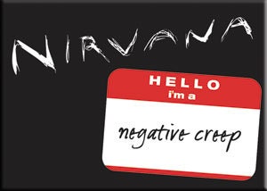 NIRVANA Negative Creep Magnet for Refrigerators and Lockers - Nirvana Rock Band