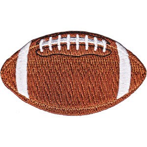 Football Sport Patch - Embroidered Patch Applique Craft Supply