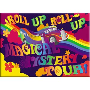 BEATLES John Lennon Paul McCartney Roll Up Mystery Magnet for Refrigerators and Lockers - Rock Band Craft Supply