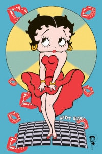 BETTY BOOP Marilyn Monroe Magnet for Refrigerators and Lockers - Animation Craft Supply