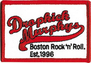 DROPKICK MURPHYS Baseball Logo Patch - Embroidered Rock Band Patch Applique