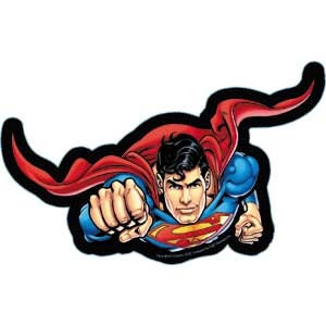SUPERMAN Flying Sticker Decal - DC Comics