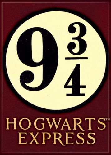HARRY POTTER Hogwarts Express Magnet for Refrigerators and Lockers Classic Movie