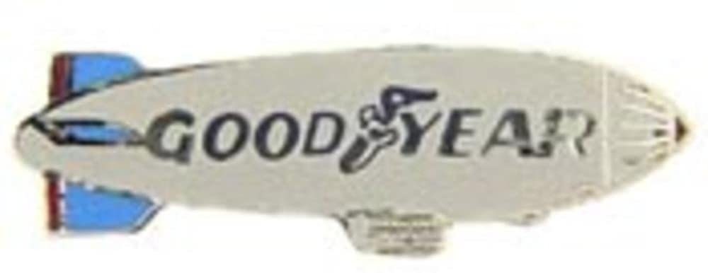 GOODYEAR BLIMP Lapel Pin - Enamel Pin for Backpack Tie Shirt Trading Button Pinback Craft Supply