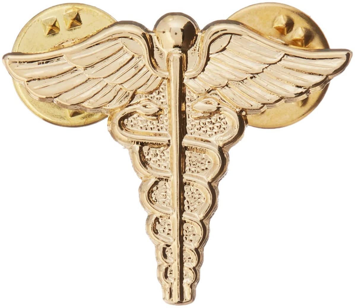 Medical Caduceus Doctor Army Medic Military Lapel Pin - Enamel Pin for Backpack Tie Shirt Trading Button Pinback