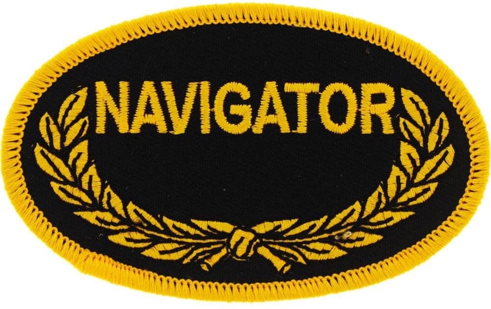 US NAVY Navigator Oak Leaves Embroidered Patch Applique - USN Seals United States Military Craft Supply