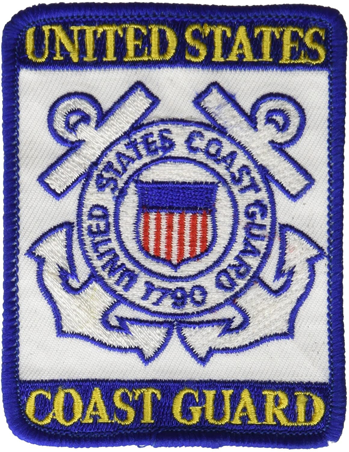 US COAST GUARD Logo Military Embroidered Patch Applique