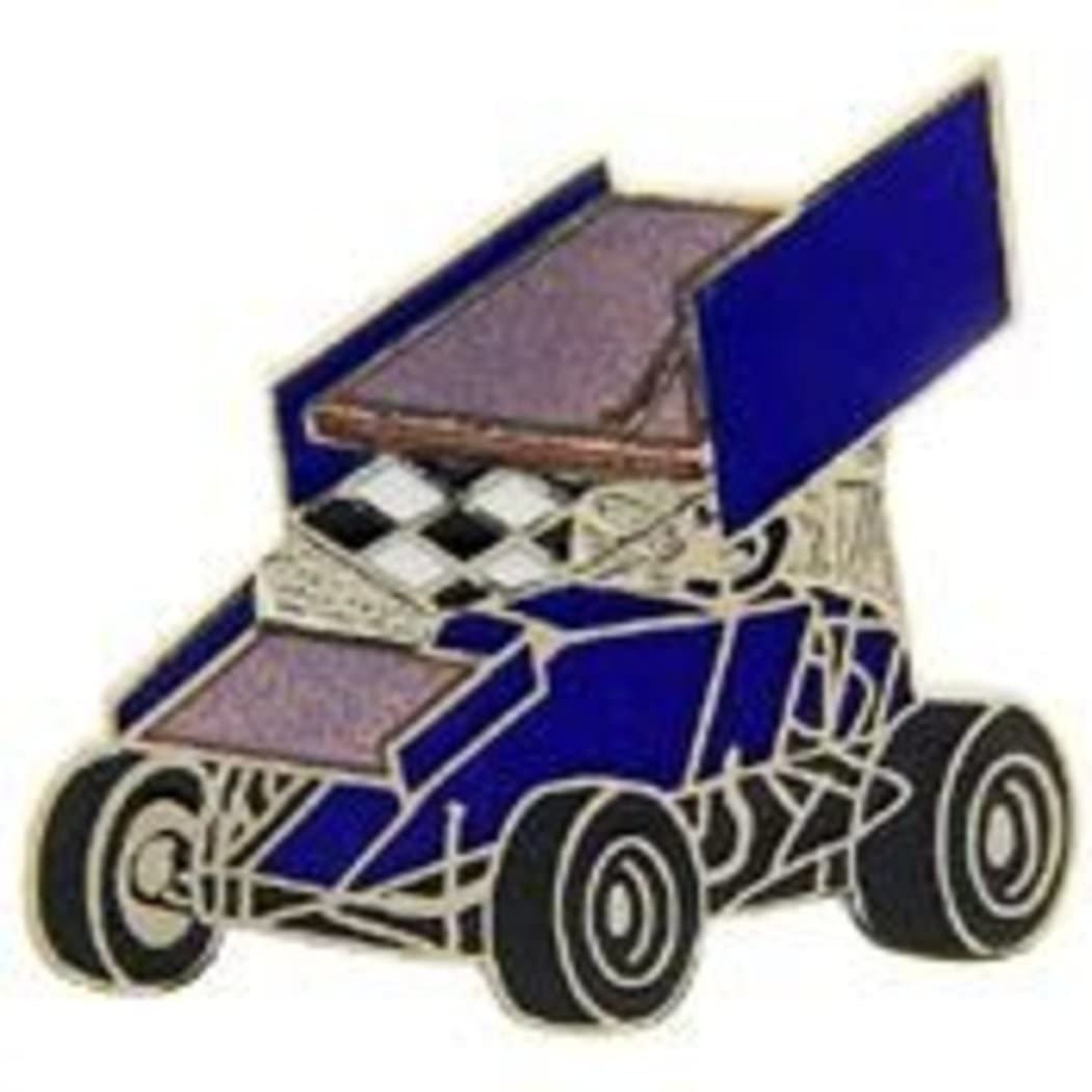 SPRINT RACE CAR Lapel Pin - Enamel Pin for Backpack Tie Shirt Trading Button Pinback Craft Supply