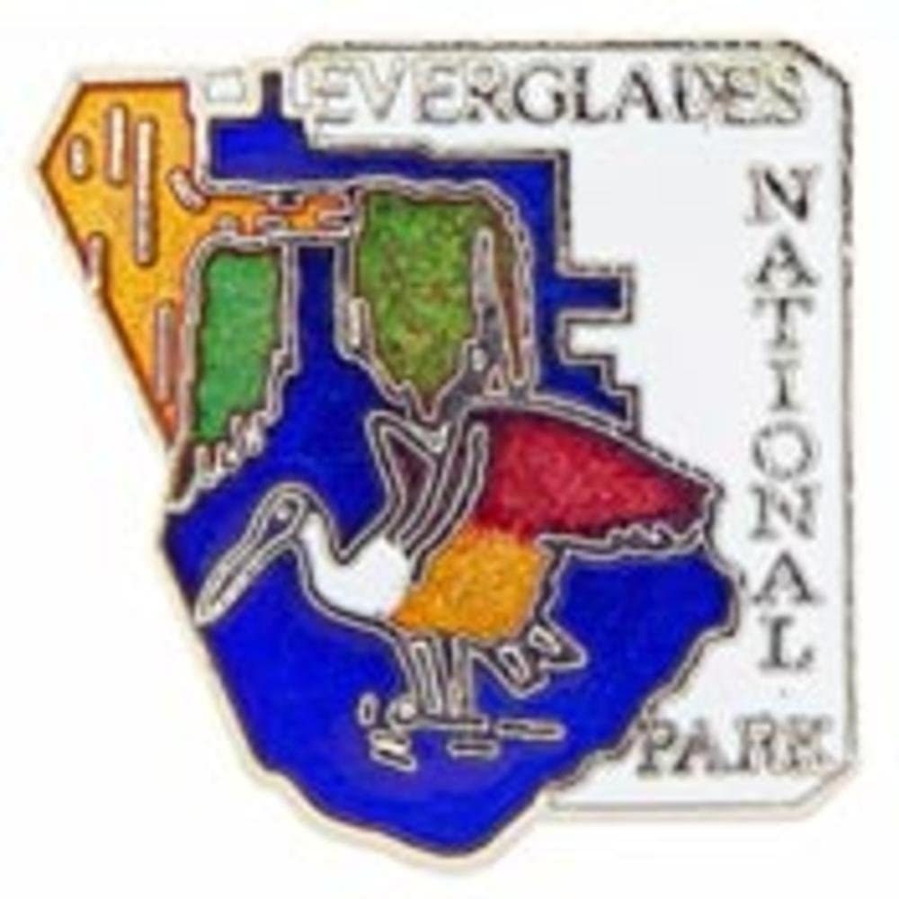 EVERGLADES National Park Lapel Pin - Enamel Pin for Backpack Tie Shirt Trading Button Pinback