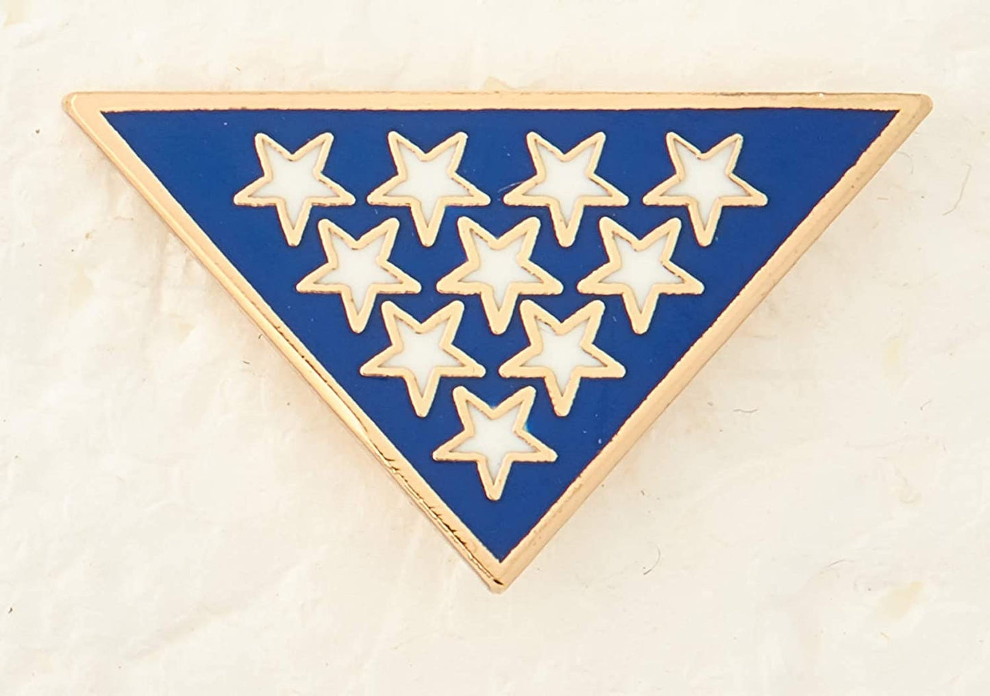 MEMORIAL FLAG FOLDED Military Lapel Pin - Enamel Pin for Backpack Tie Shirt Trading Button Pinback