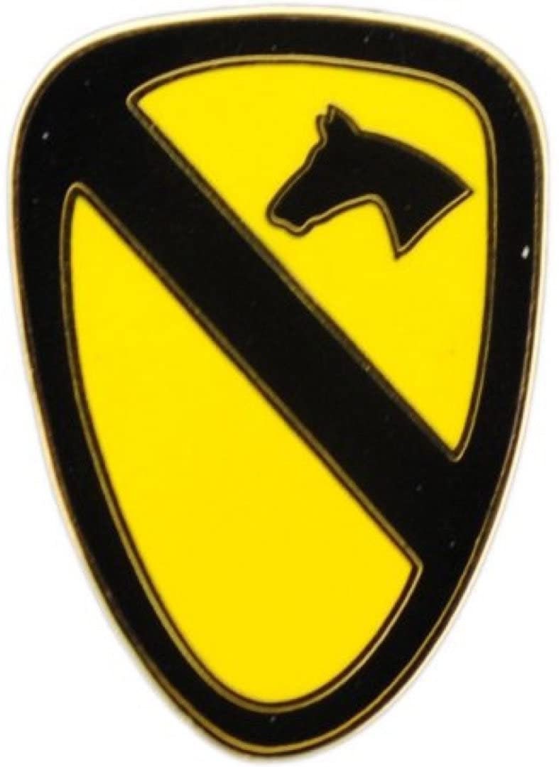 US ARMY 1st Cavalry Division Military Lapel Pin - Enamel Pin for Backpack Tie Shirt Trading Button Pinback
