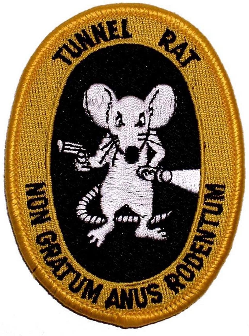 TUNNEL RAT Vietnam War Veteran Military Embroidered Patch Applique