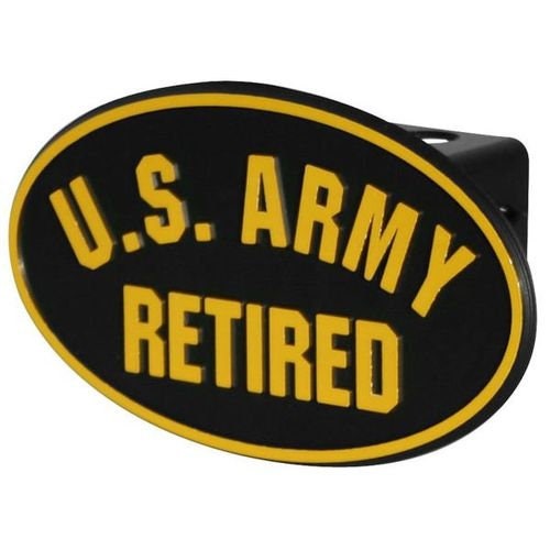 U.S. ARMY Retired Hitch Cover - Tow Trailer Hitch Cover Plug Truck Receiver - United States Army Retired