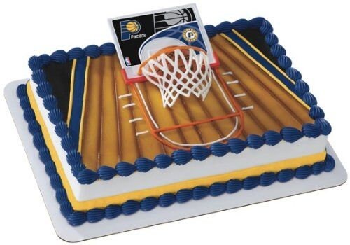 INDIANA PACERS Cake Topper NBA Birthday Slam Dunk Team Cake Decoration Decoset