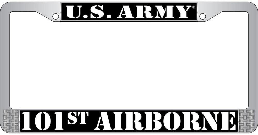 U.S. ARMY 101st Airborne Metal License Plate Frame - United States ARMY Combat Infantry