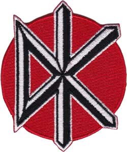 DEAD KENNEDYS Icon Logo Patch - Embroidered Rock Band Patch Applique