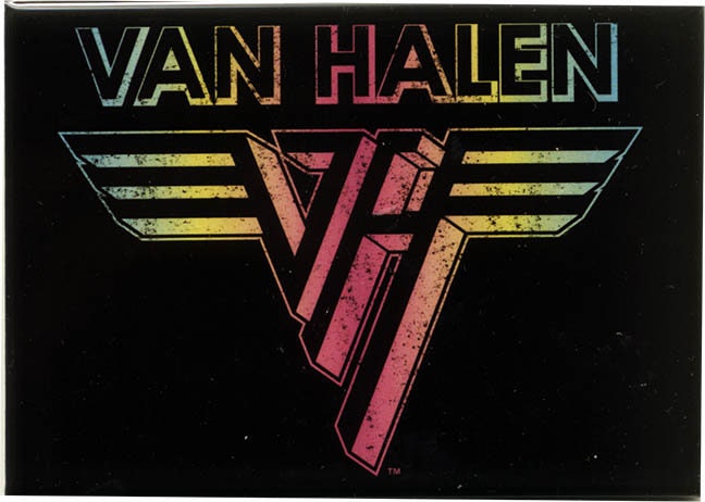 VAN HALEN Band Rainbow Magnet for Refrigerators and Lockers - Rock Band