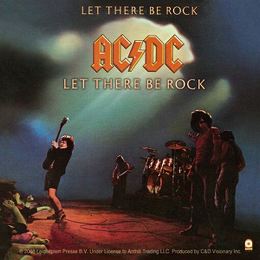ACDC Let There Be Rock Rock Sticker Decal - Rock Band AC/DC