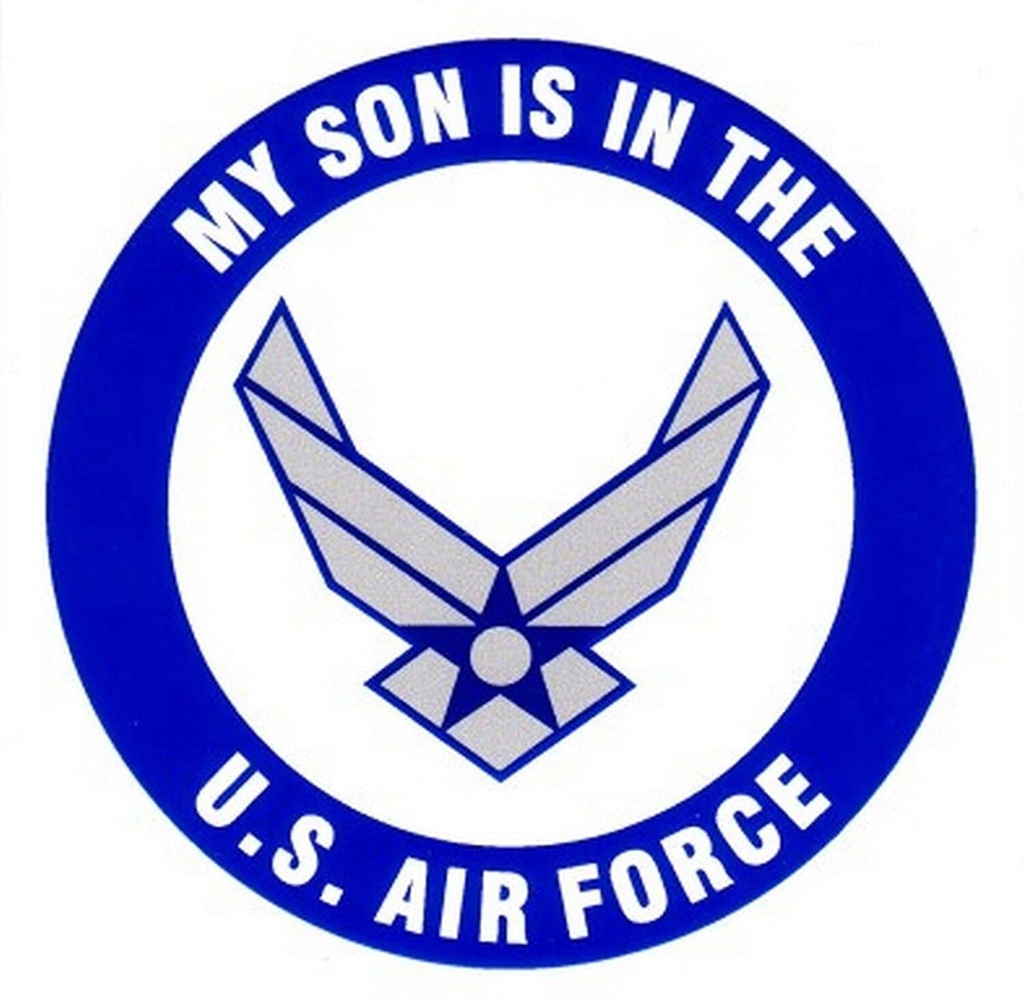 My Son is in the U.S. AIR FORCE Clear Decal Sticker - United States Air Force Clear Decal For Car Truck Window Vehicle Military
