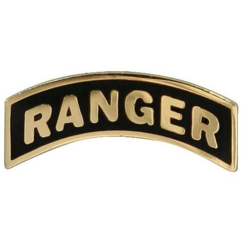 U.S. ARMY Ranger Tab Lapel Pin - Infantry Special Forces Enamel Pin for Backpack Tie Shirt Trading Button Pinback Craft Supply