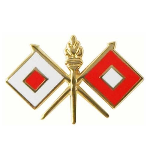 U.S. ARMY Signal Corps Branch Lapel Pin - United States ARMY Signal Corps Enamel Pin for Backpack Tie Shirt Trading Button Pinback