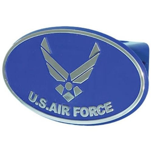 U.S. AIR FORCE Symbol Logo Hitch Cover - Tow Trailer Hitch Cover Plug Truck Receiver - United States Air Force Wings Logo